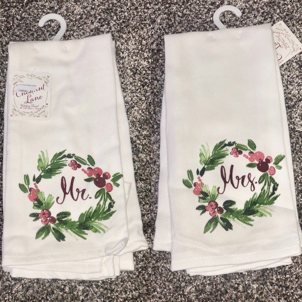 Mr. & Mrs Christmas Towels